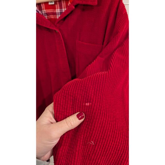 L.L. Bean Flannel-Lined Corduroy Shacket - Picture 9 of 13